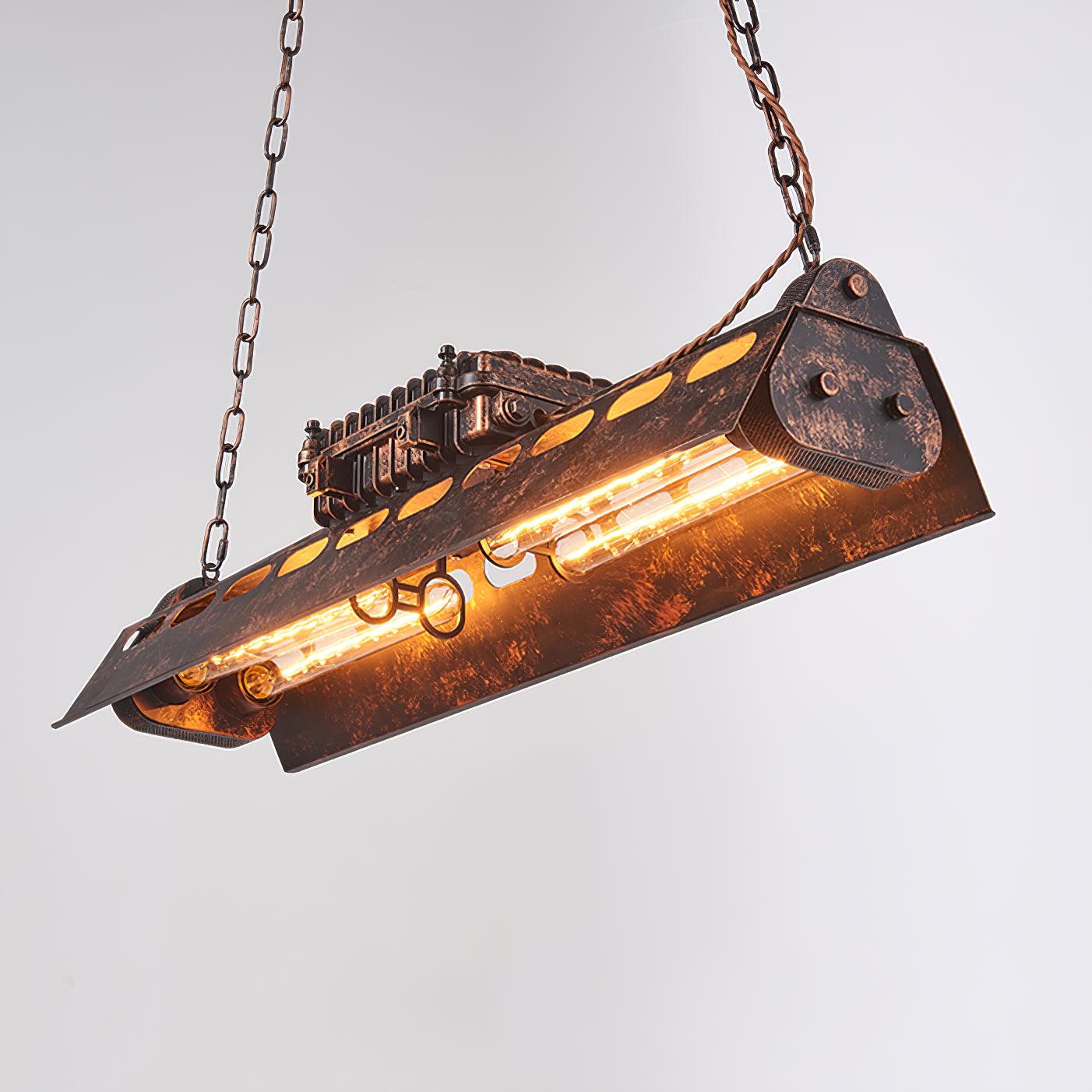 Dorian – Kronleuchter industriel steampunk