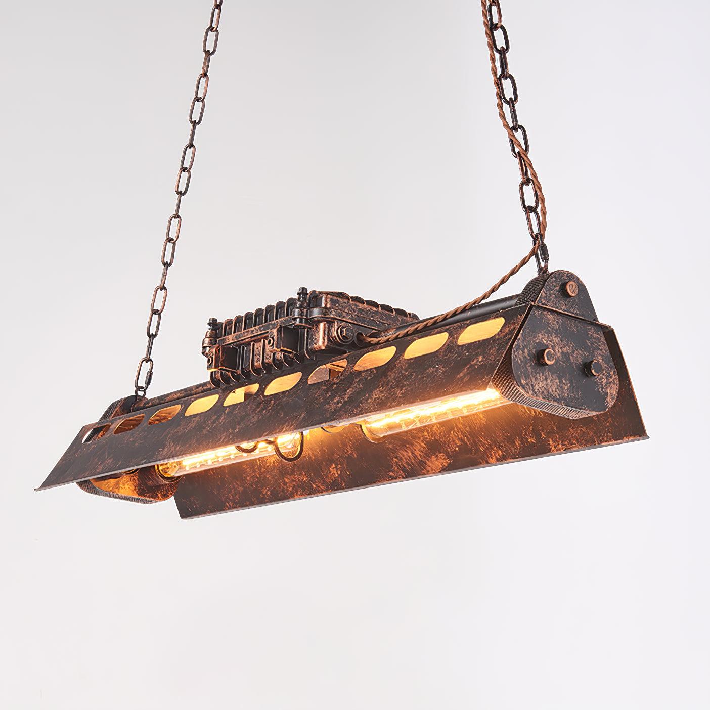 Dorian – Kronleuchter industriel steampunk