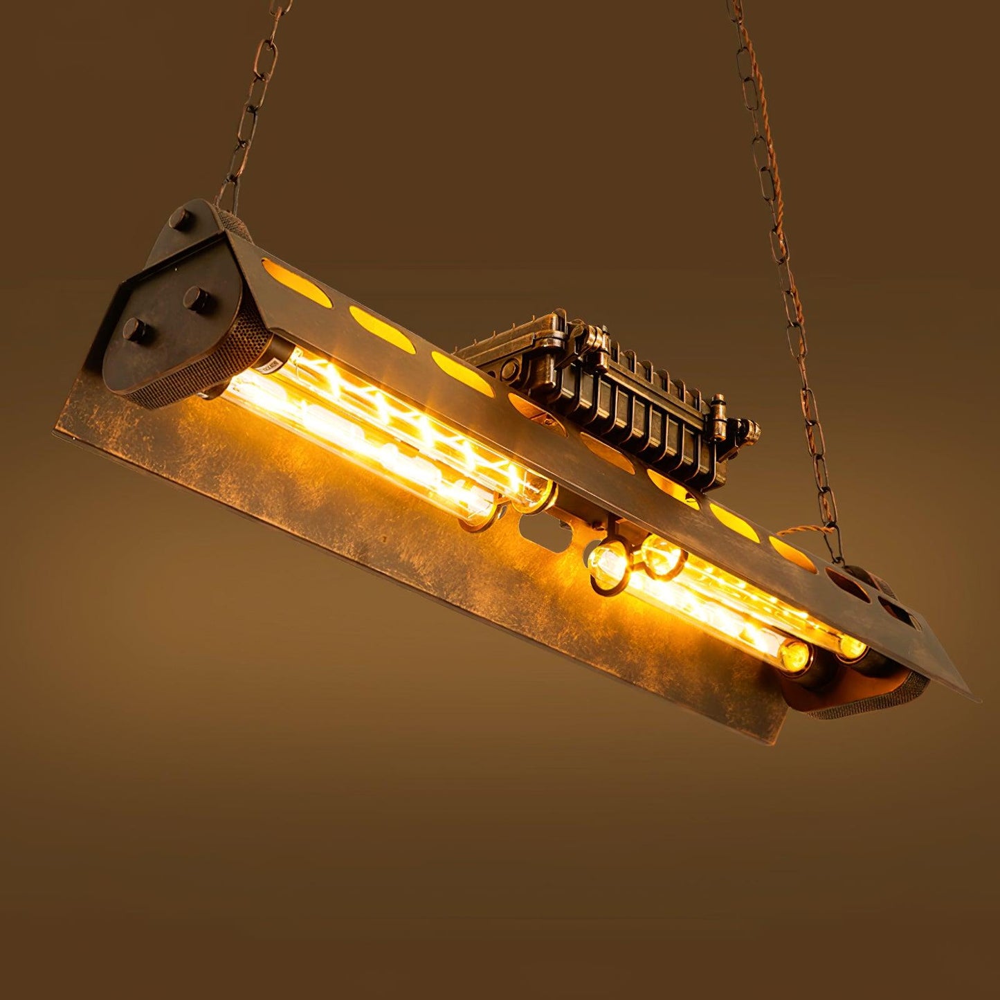 Dorian – Kronleuchter industriel steampunk
