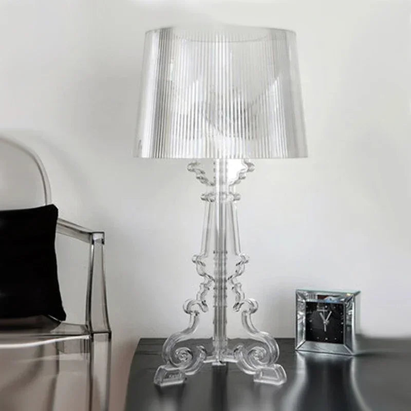 Lampe de Table Baroque en Acrylique