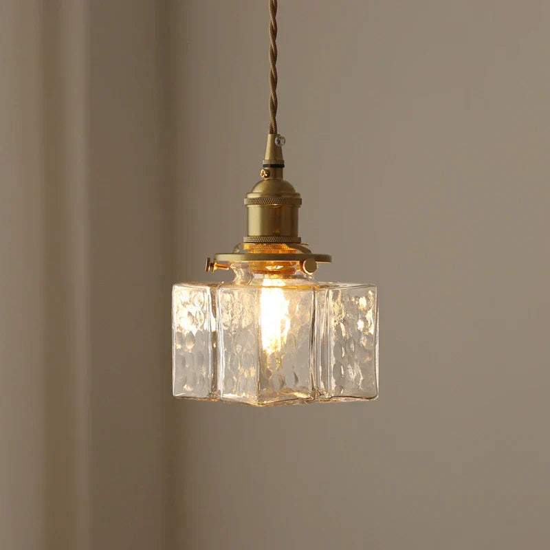 Farrah - Suspension moderne en verre style rétro