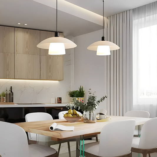 Noa – Lampe Suspendue en Verre Minimaliste Italienne