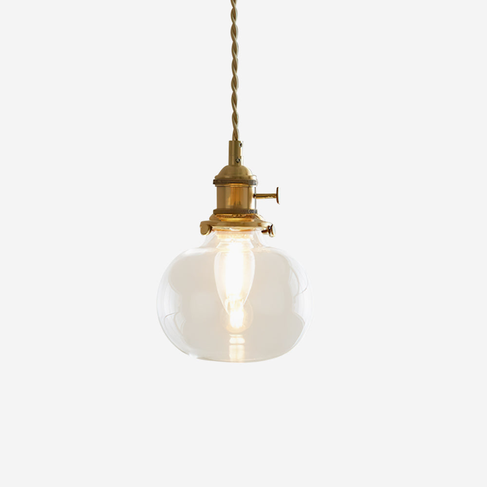 Vinxie – Lampe Suspendue en Verre Américain
