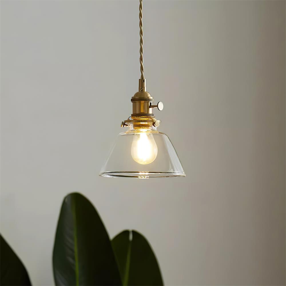 Vinxie – Lampe Suspendue en Verre Américain