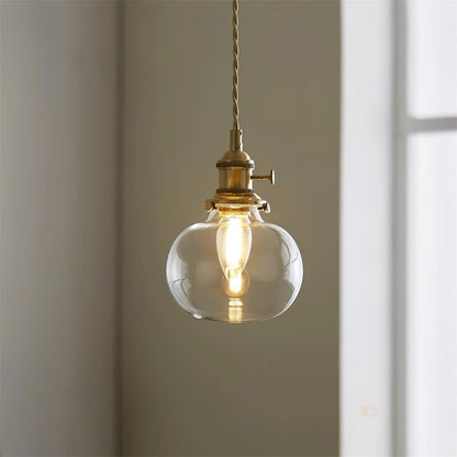 Vinxie – Lampe Suspendue en Verre Américain