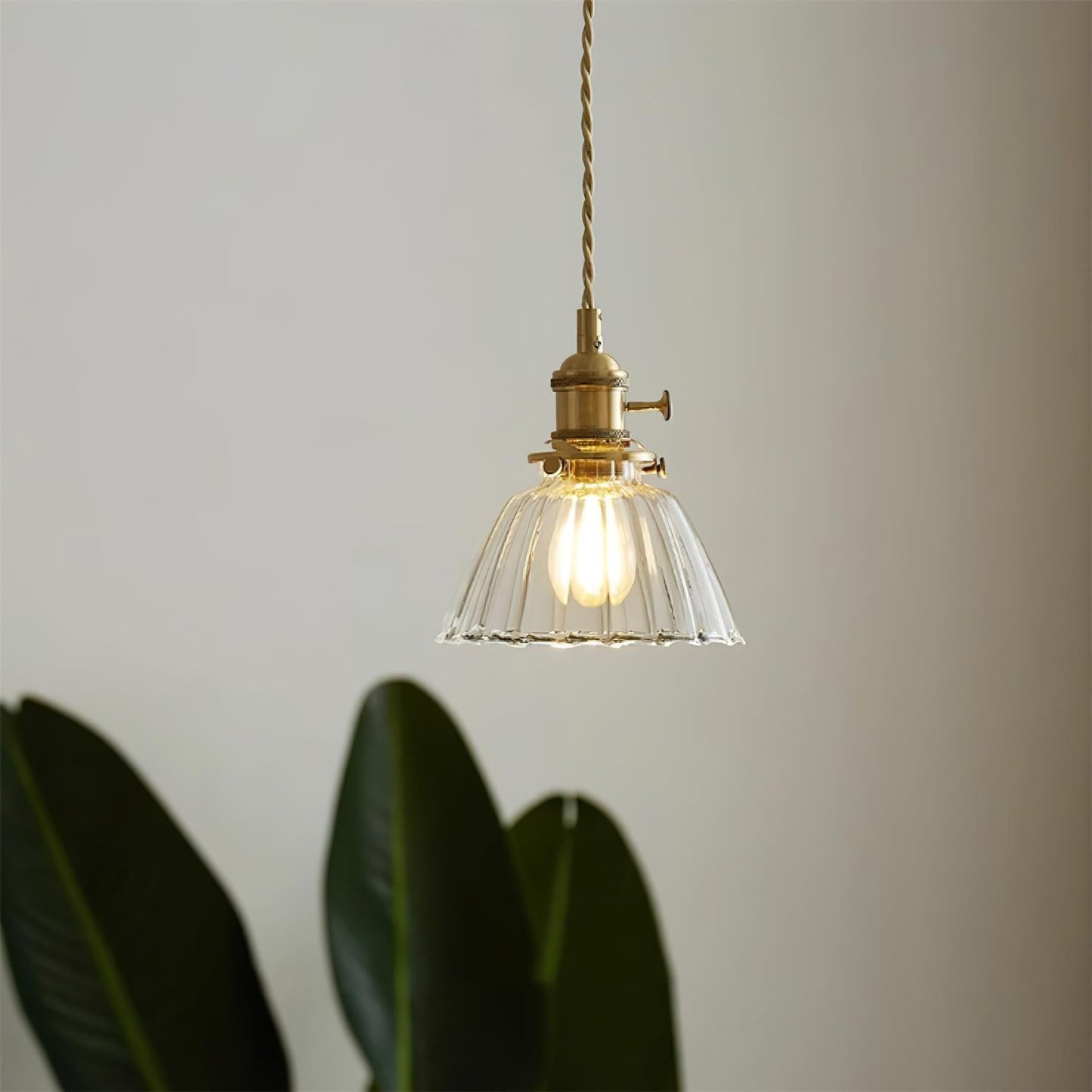 Vinxie – Lampe Suspendue en Verre Américain