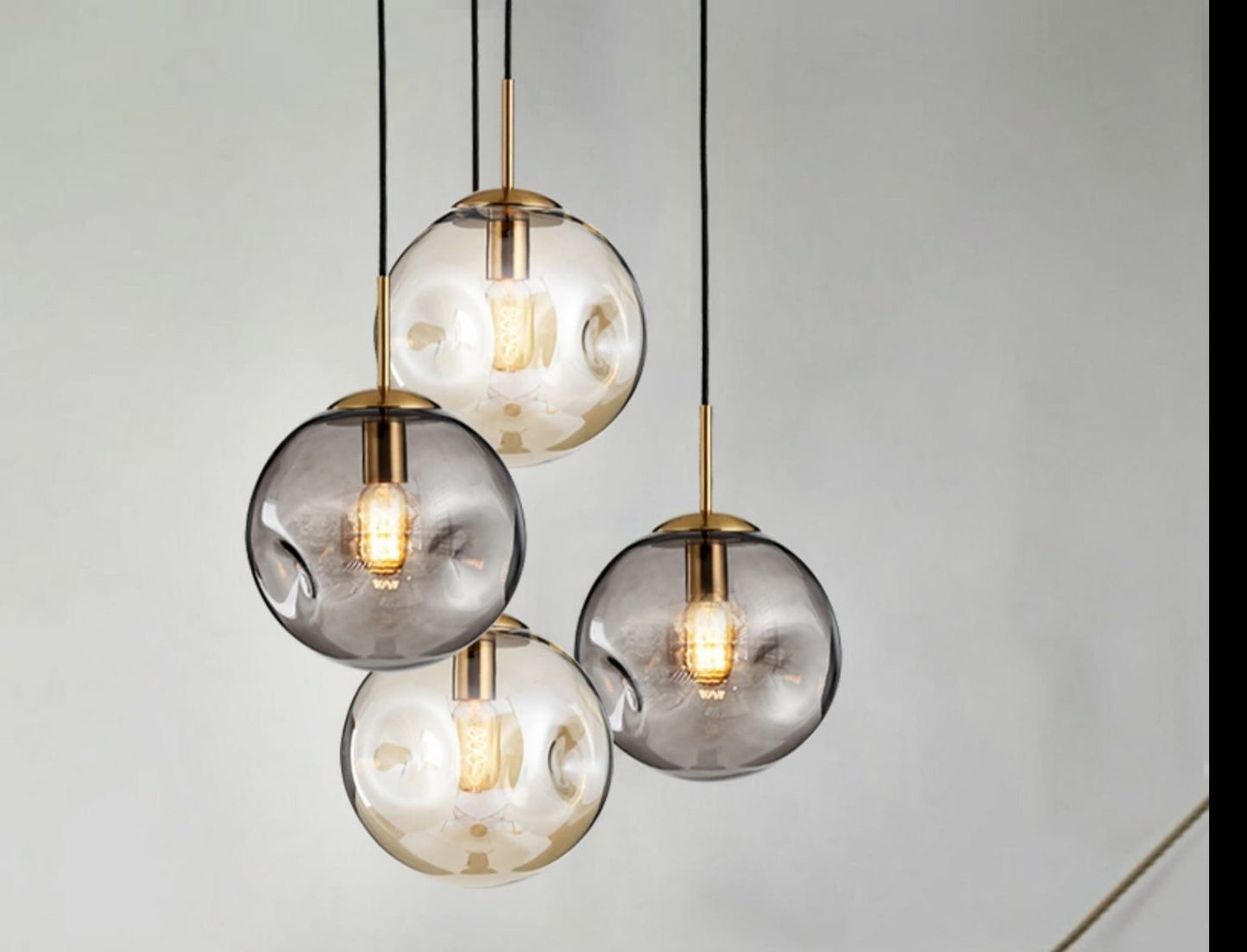 Mond – Plafonnier en verre créatif