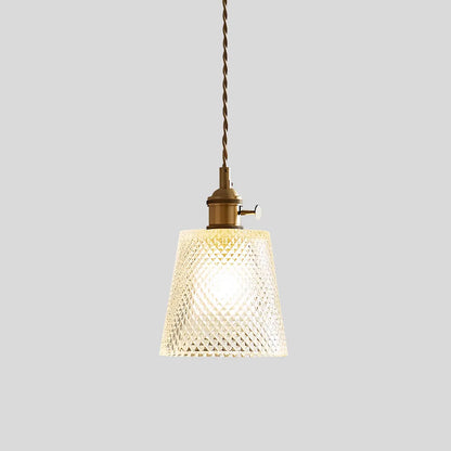 Hiroko – Suspension en verre rétro