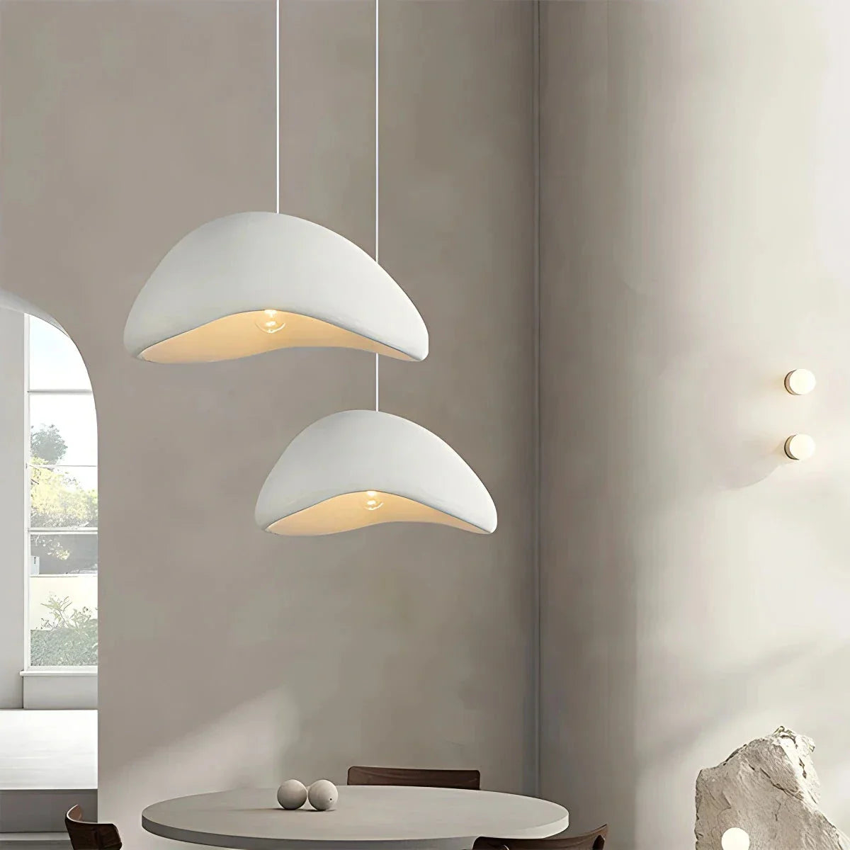 Yumi – Suspension design crème nordique