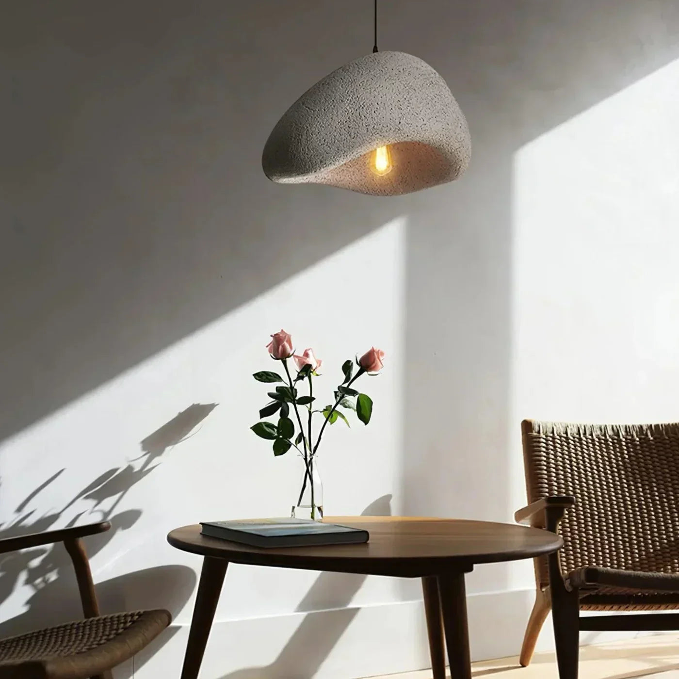 ZenLumière – Suspension minimaliste Wabi-Sabi