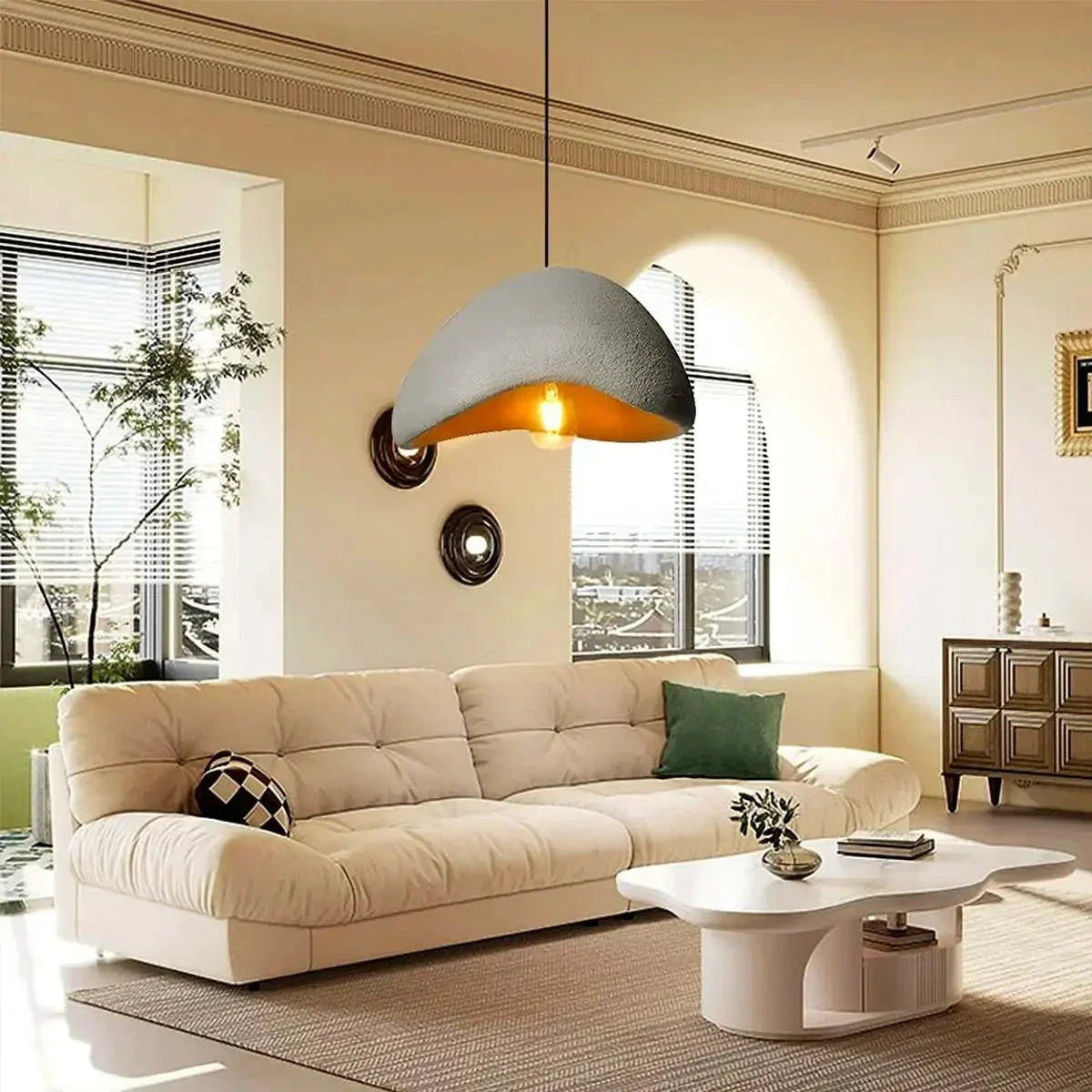Yumi – Suspension design crème nordique