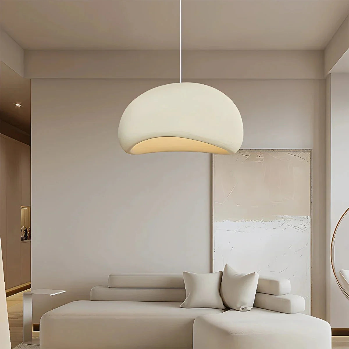 Yumi – Suspension design crème nordique