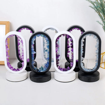 Amelith – Lampe de chevet LED en cristal