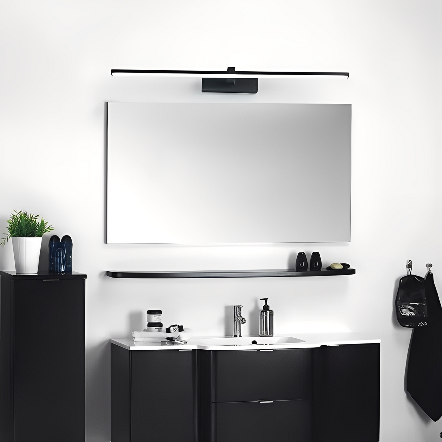 Neris – Lampe murale à LED étanche pour miroir de salle de bain