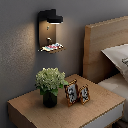 Darren – Lampe de chevet avec port USB