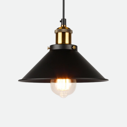 Hadria – Suspension Rétro Industrielle Laiton