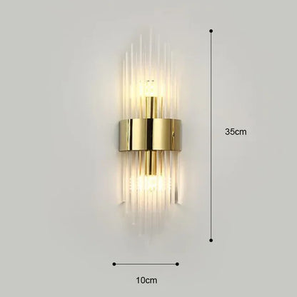 Lampe murale moderne en cristal