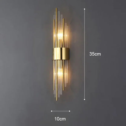 Lampe murale moderne en cristal