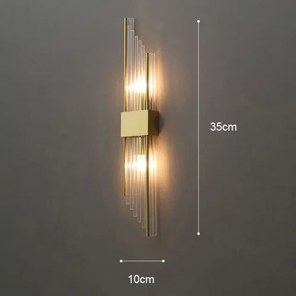Lampe murale moderne en cristal