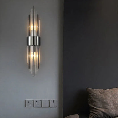 Lampe murale moderne en cristal