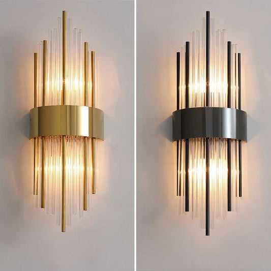 Lampe murale moderne en cristal