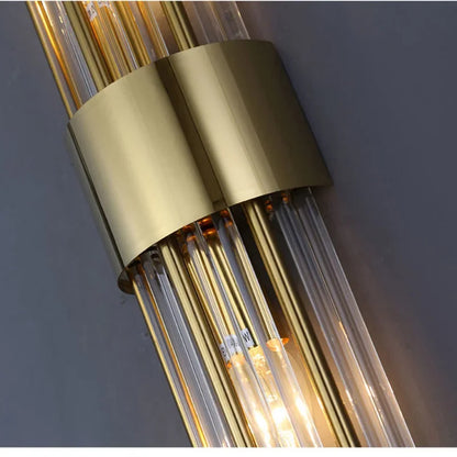 Lampe murale moderne en cristal