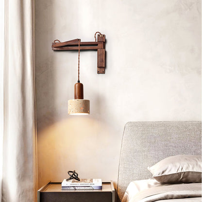 Noemi – Lampe Murale Orientable en Travertin
