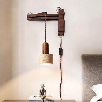Noemi – Lampe Murale Orientable en Travertin