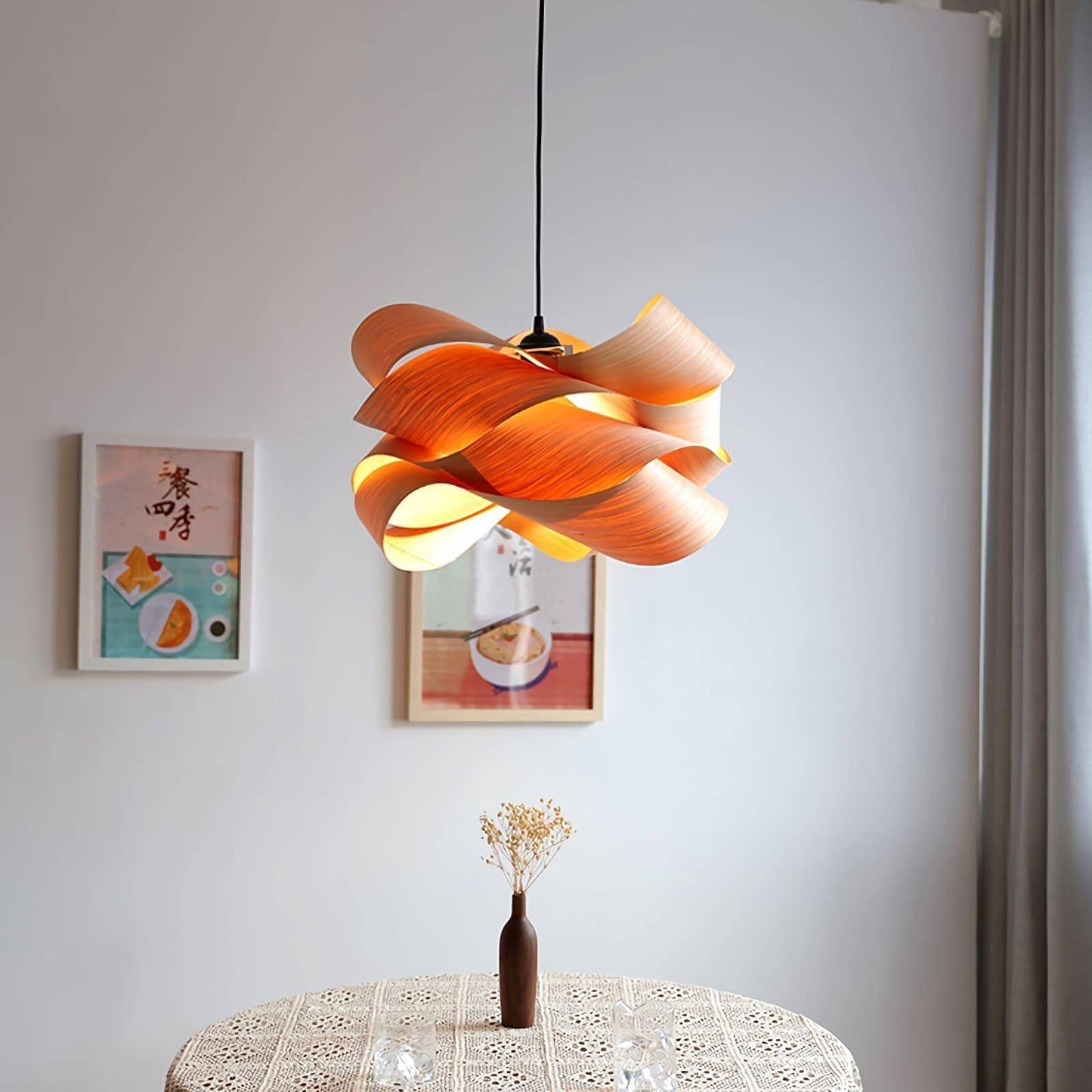 Hinata – Suspension en bois massif