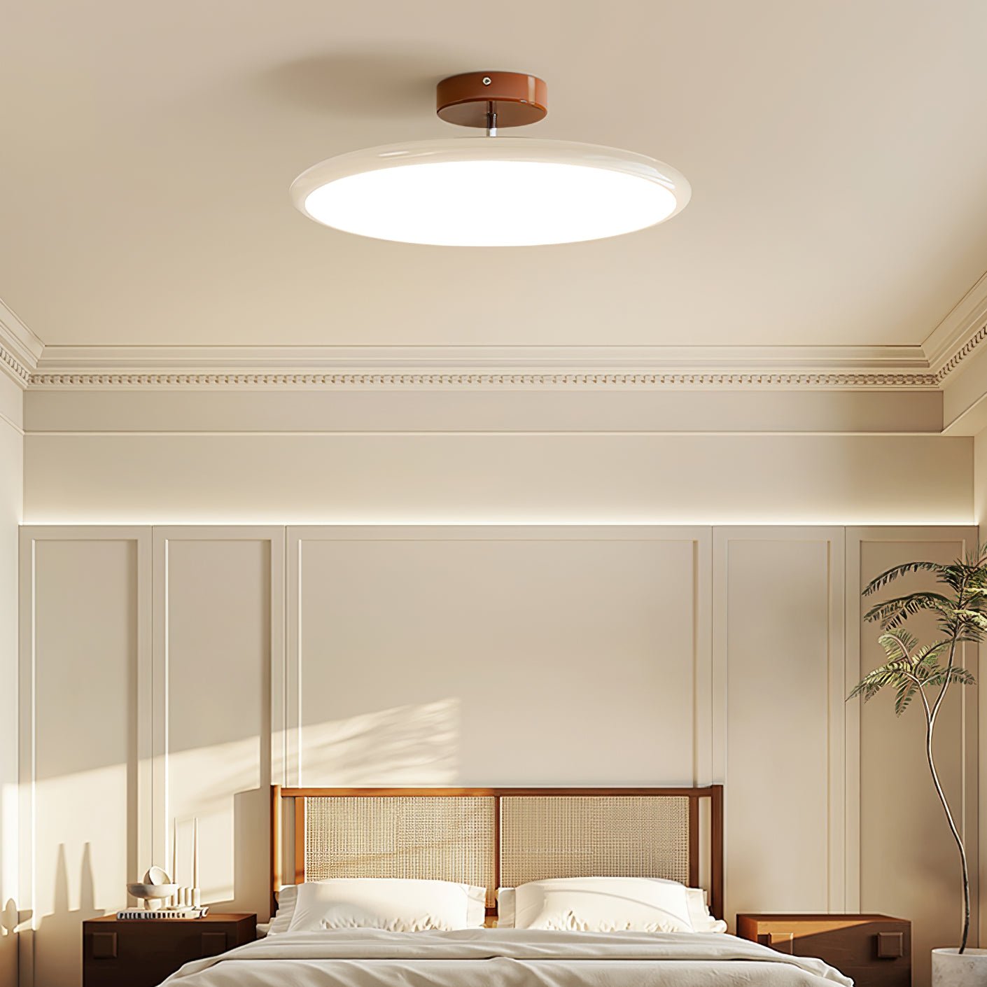 Elyse – Lampe Plafond Crème Française