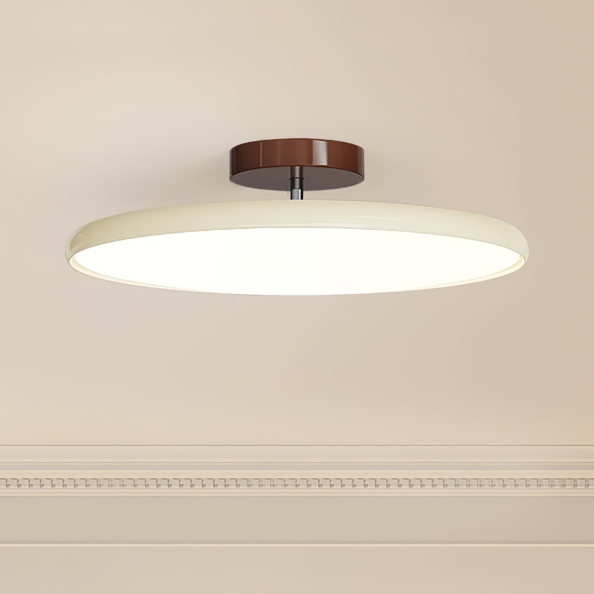 Elyse – Lampe Plafond Crème Française