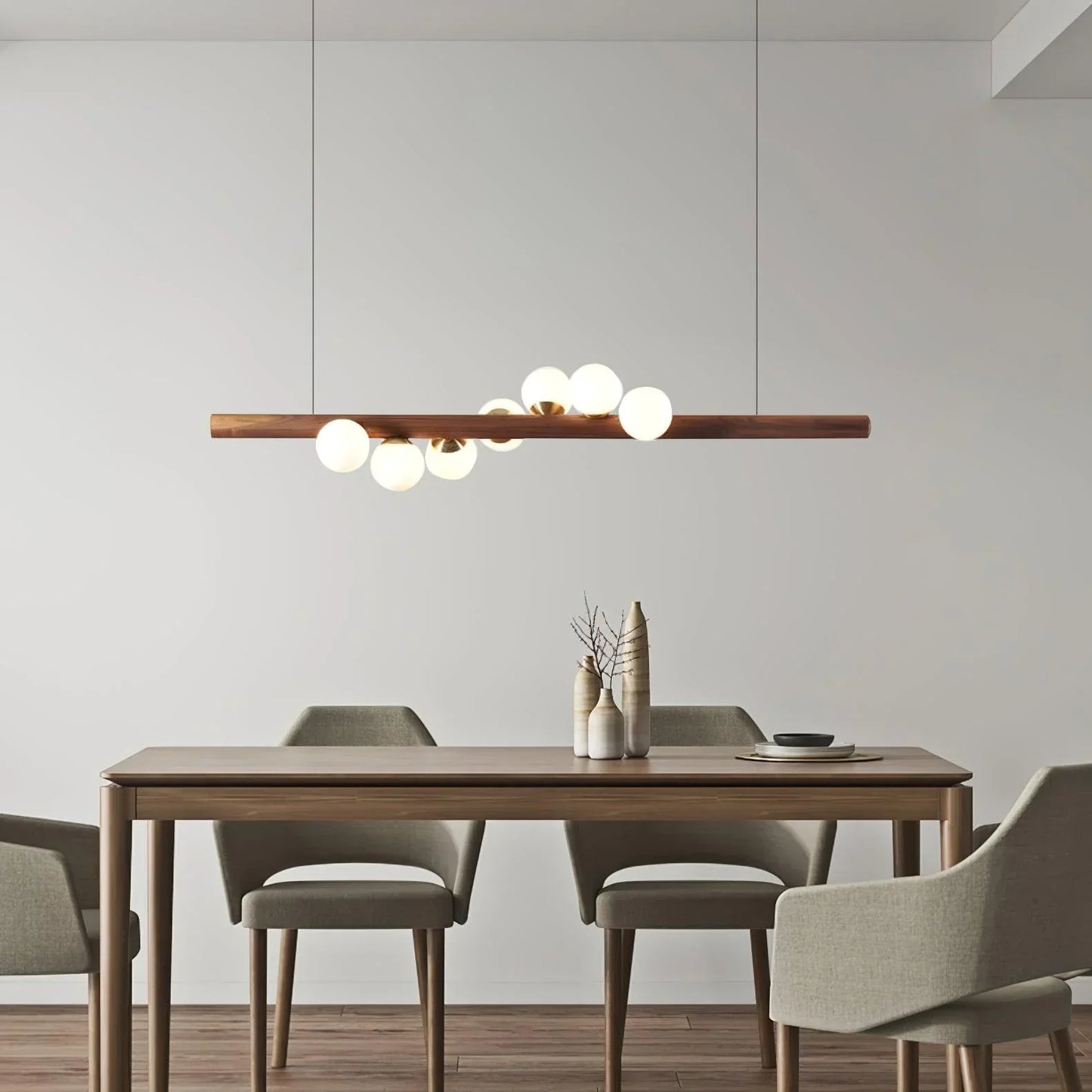Lenn – Suspension moderne en bois massif