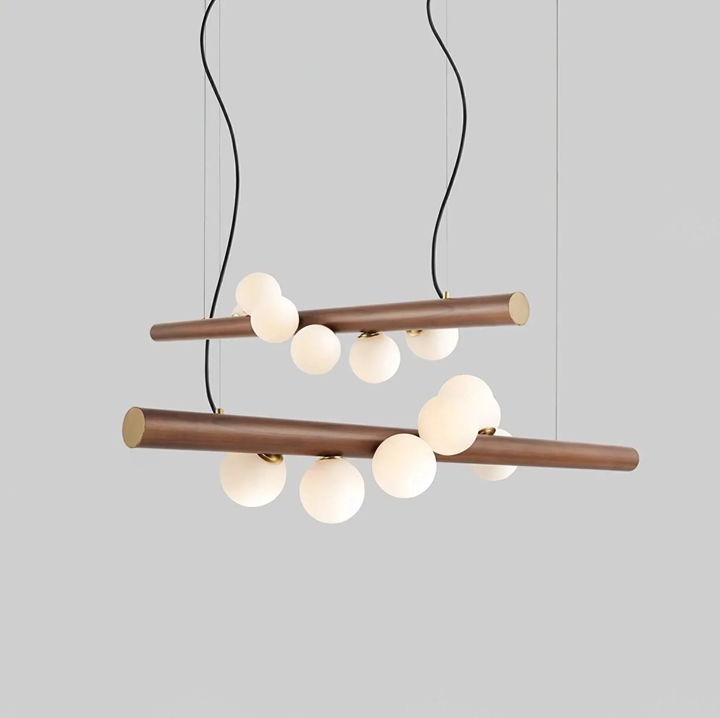 Lenn – Suspension moderne en bois massif