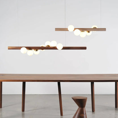 Lenn – Suspension moderne en bois massif