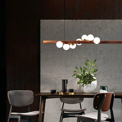 Lenn – Suspension moderne en bois massif