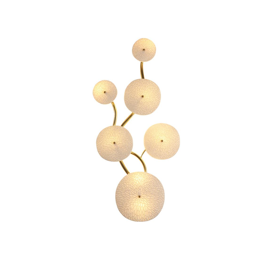 Olivia – Lampe murale en design de fleur de lotus