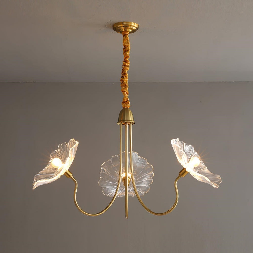 Lyra – Lustre en verre moderne à 3 flammes