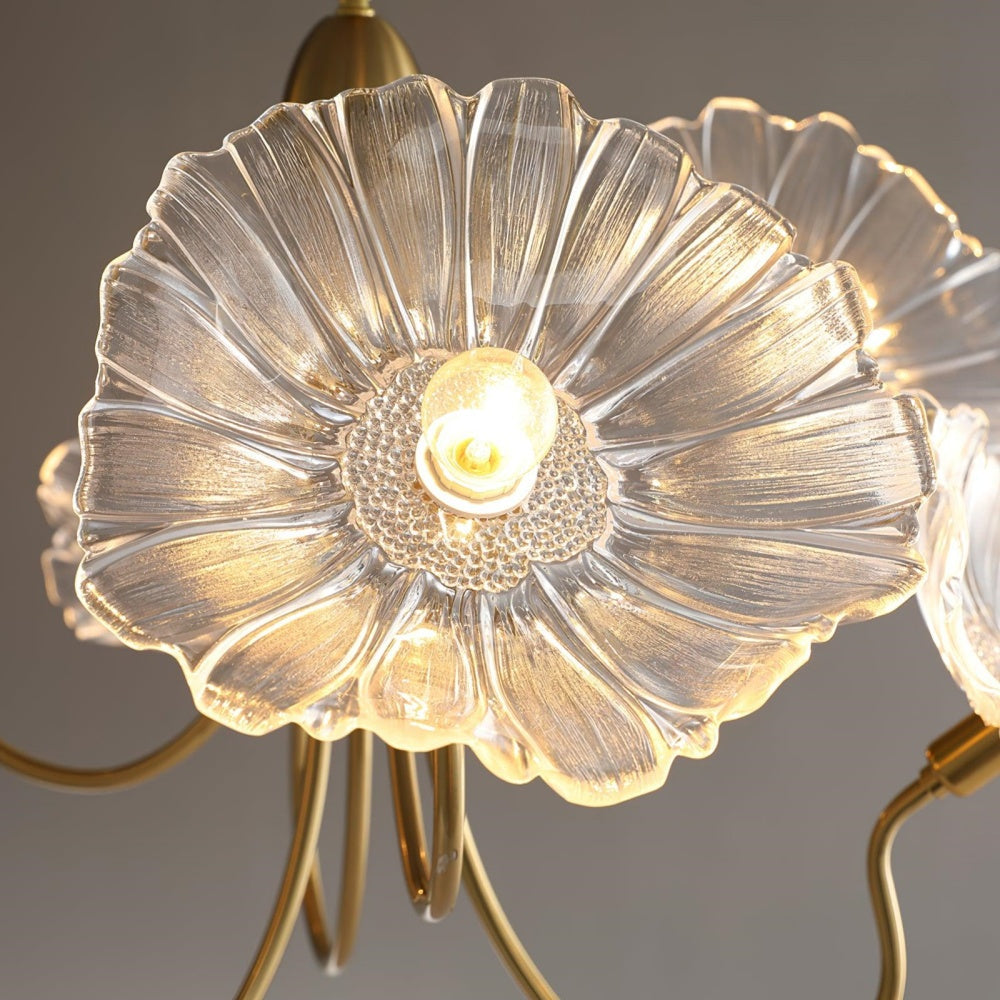 Lyra – Lustre en verre moderne à 3 flammes