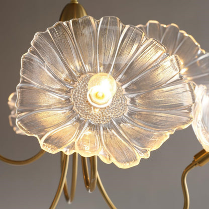Lyra – Lustre en verre moderne à 3 flammes