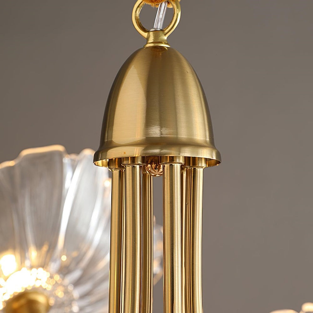 Lyra – Lustre en verre moderne à 3 flammes