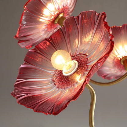 Lyra – Lustre en verre moderne à 3 flammes