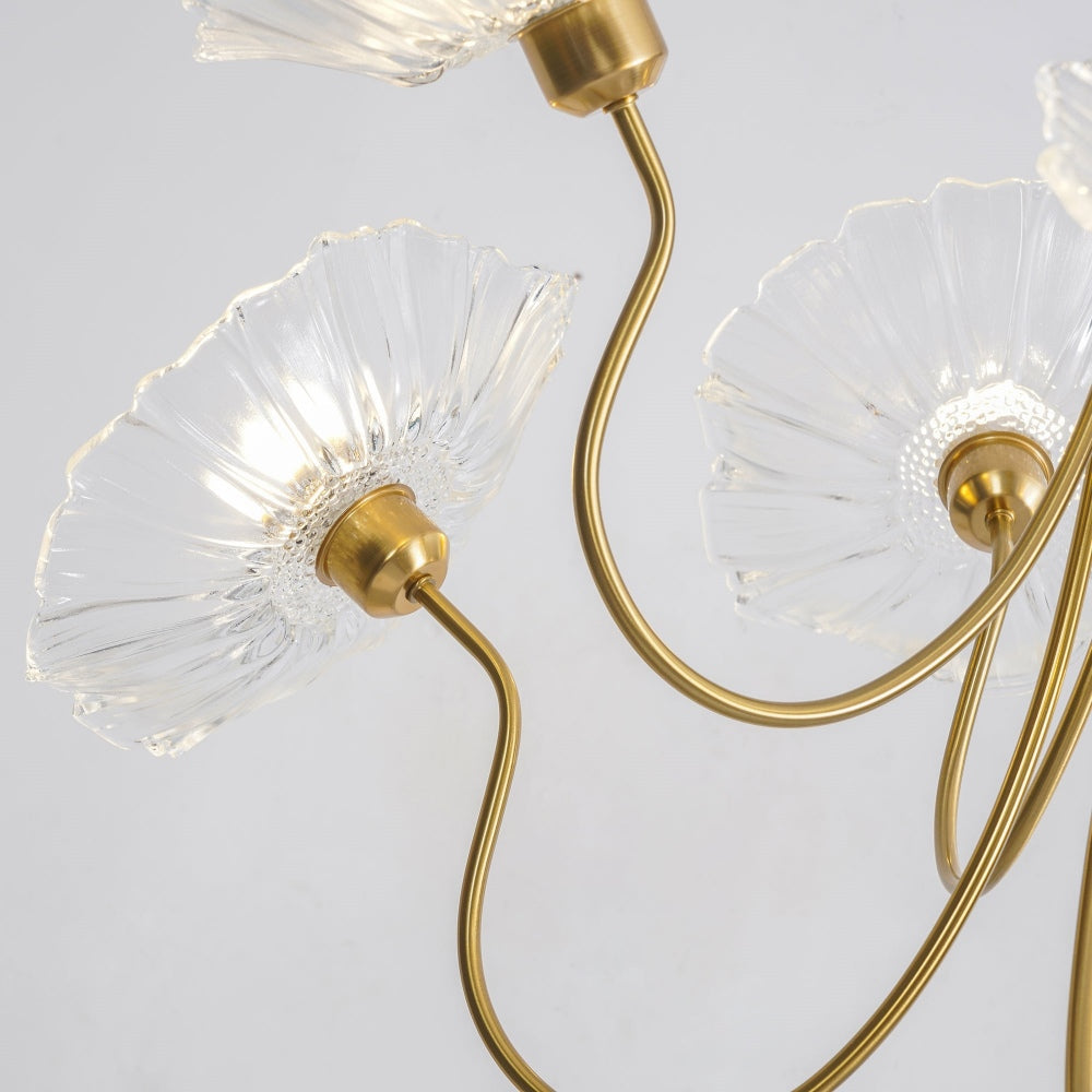 Lyra – Lustre en verre moderne à 3 flammes