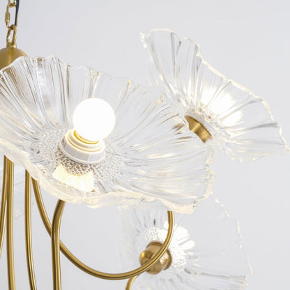 Lyra – Lustre en verre moderne à 3 flammes