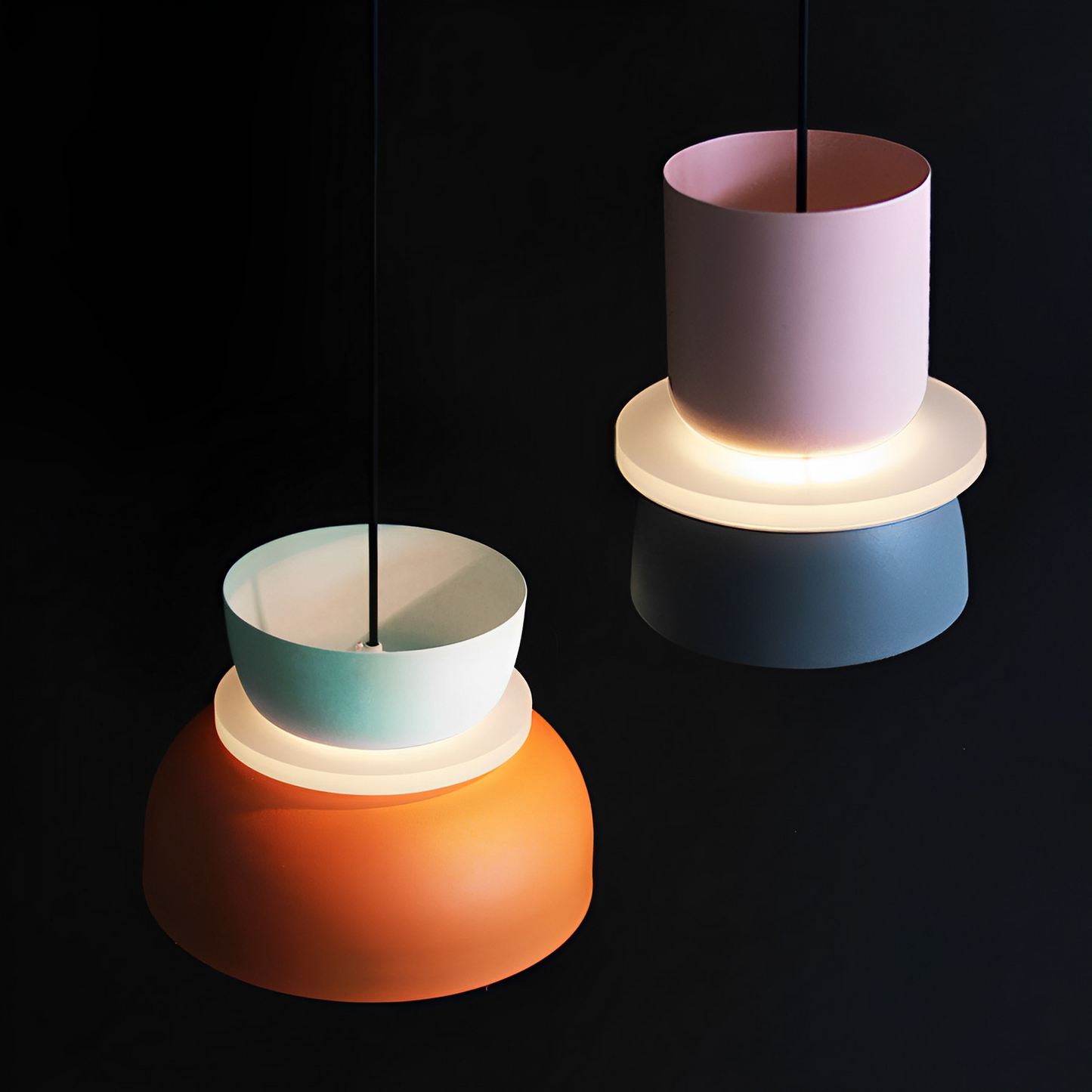 Freja – Suspension à trois lampes