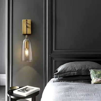 Ray – Applique en cuivre et verre
