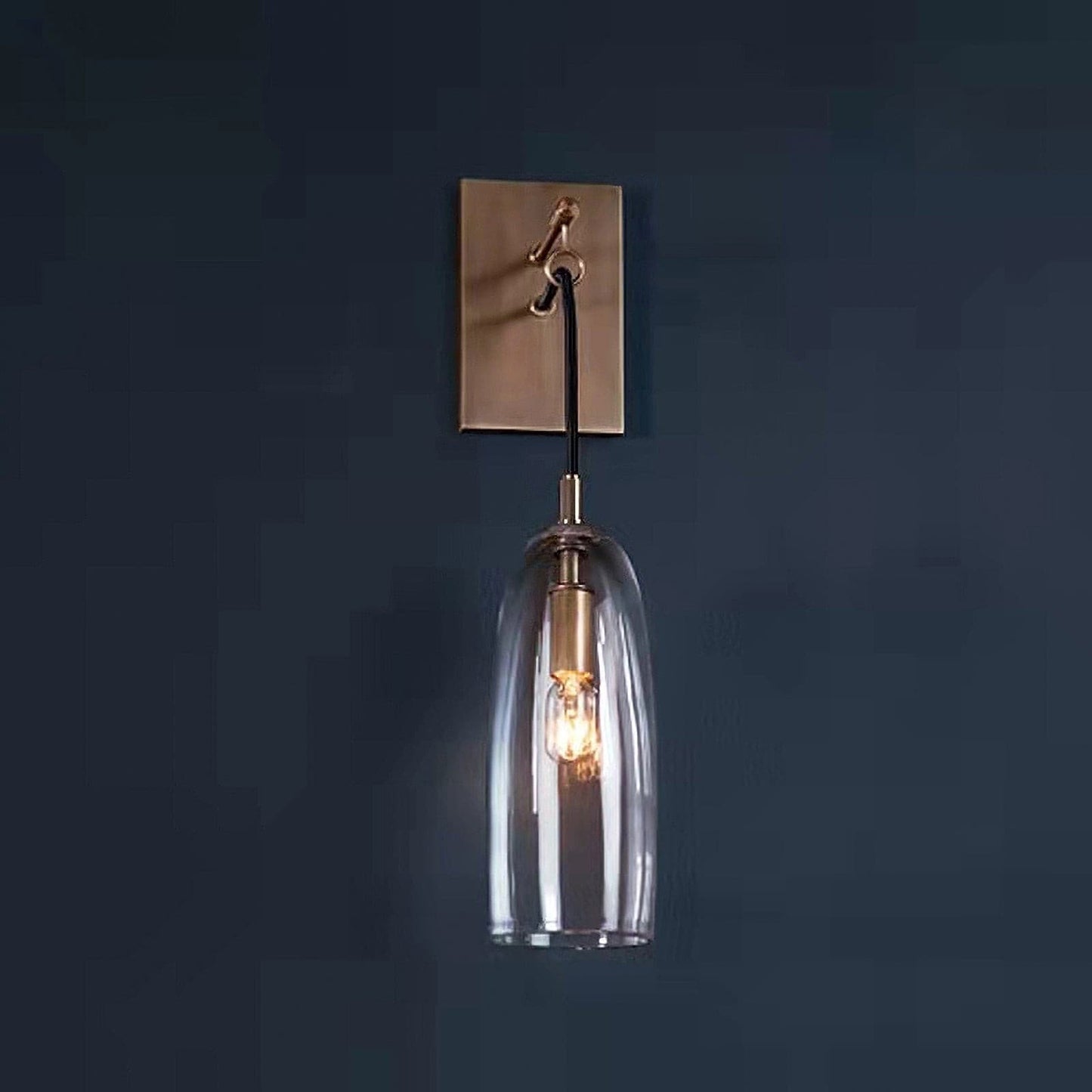 Ray – Applique en cuivre et verre