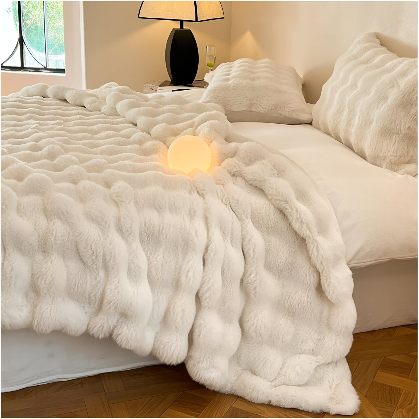 LuxeFleece – Couverture Chaude, Confortable & Élégante