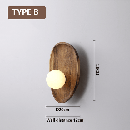 Alani – Applique en bois naturel