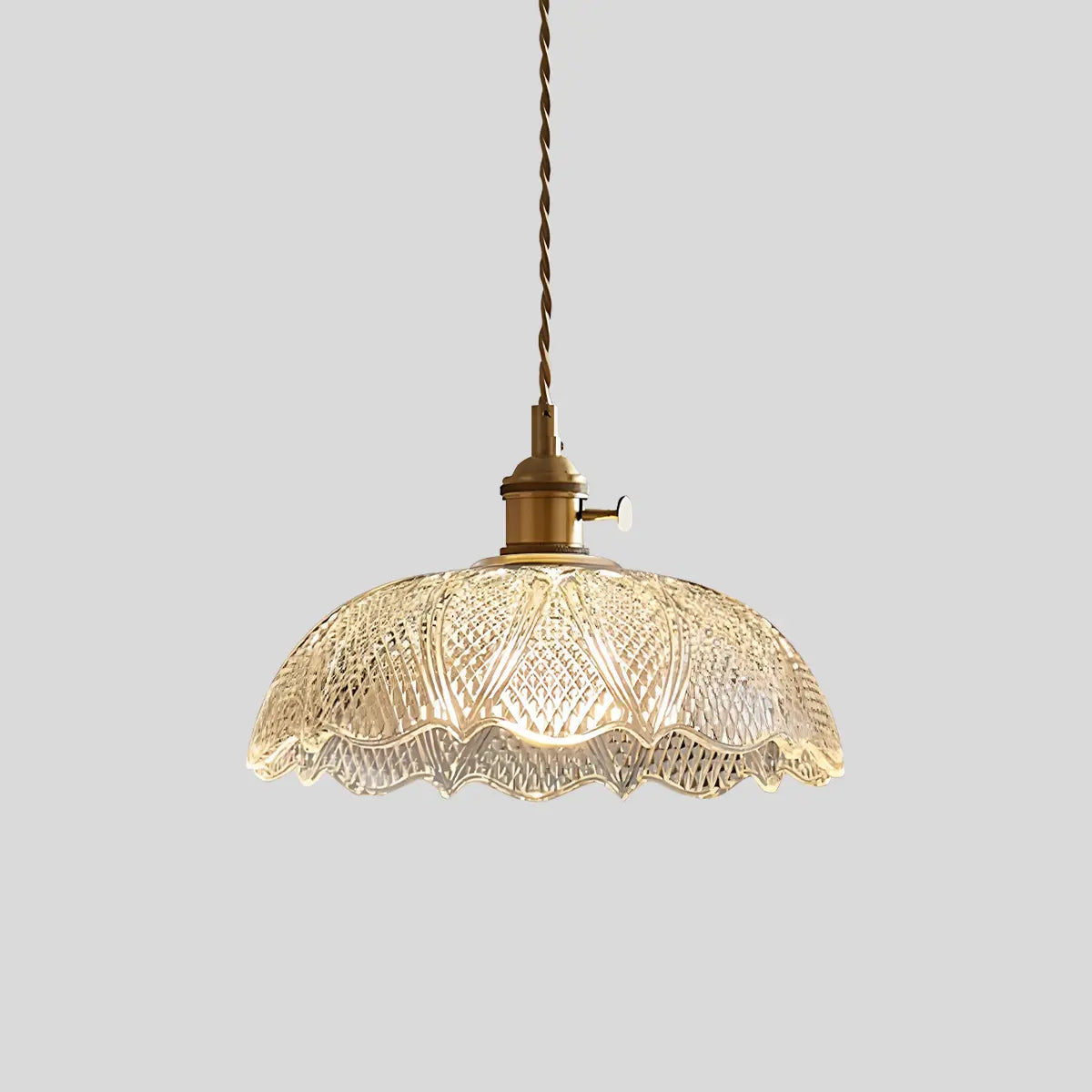 Hiroko – Suspension en verre rétro