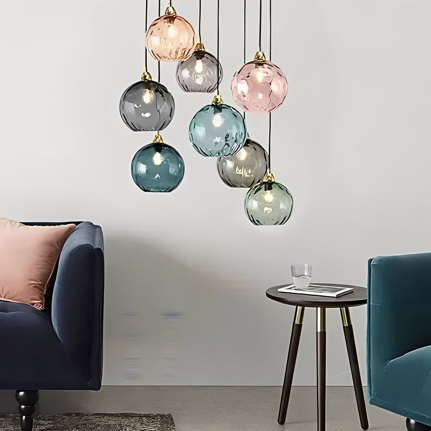 Meliora – Suspension en verre moderne